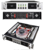 Aluminum 2U Per Channel 600w at 8ohm Pro Dj Audio Power Amplifier