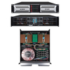 4 Channel Outdoor Power Amplifier 4x1600w RMS 8ohm 2U Stable at 4 Ohm Class TD