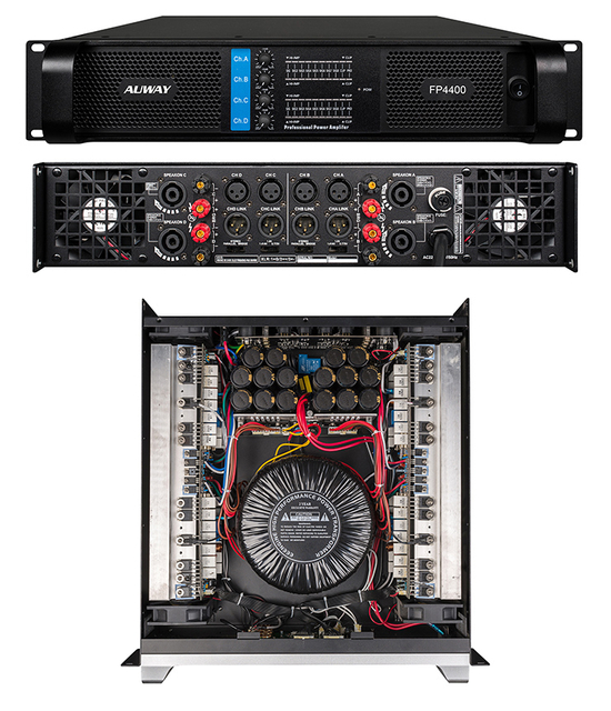 Class H Circuit 4 Channel 4x600w Professional Dj Power Amplifier Outdoor Equipment