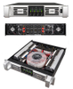 Professional Audio Amplifier 4x1200w RMS 8ohm 4ch Stage 2U Class H Amplifier